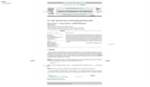 On ‘‘small’’ data blow-up in a three species food chain model